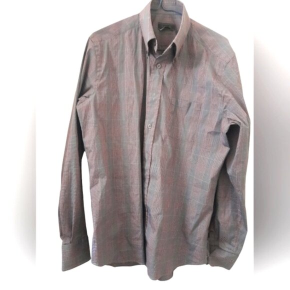 Prada Other - Prada - Mens Casual Checkered Button Down Shirt -Size: 41/16